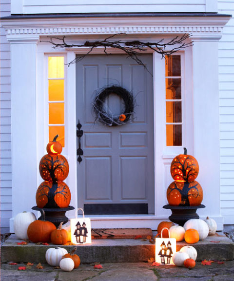 Pumpkins Entrance Good Housekeeping