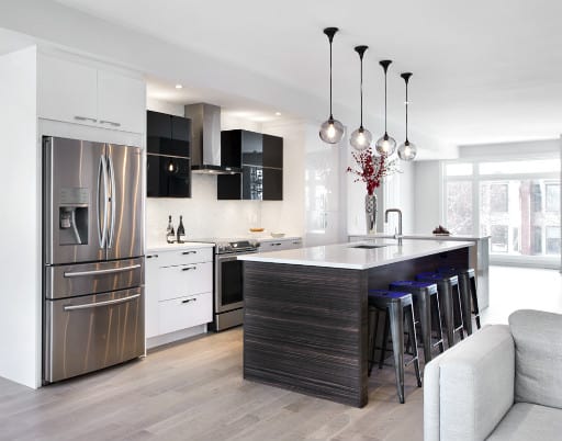 contemporary-wood-and-white-kitchen-design
