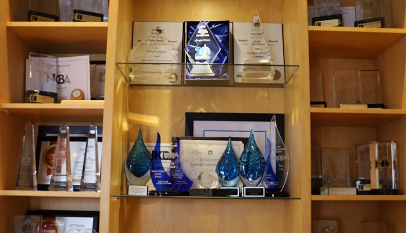 awards shelf