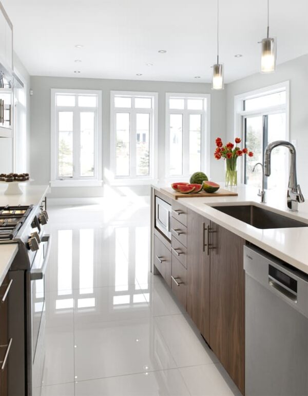 Contemporary Kitchen - Unique Cabinet Design - Laurysen Kitchens